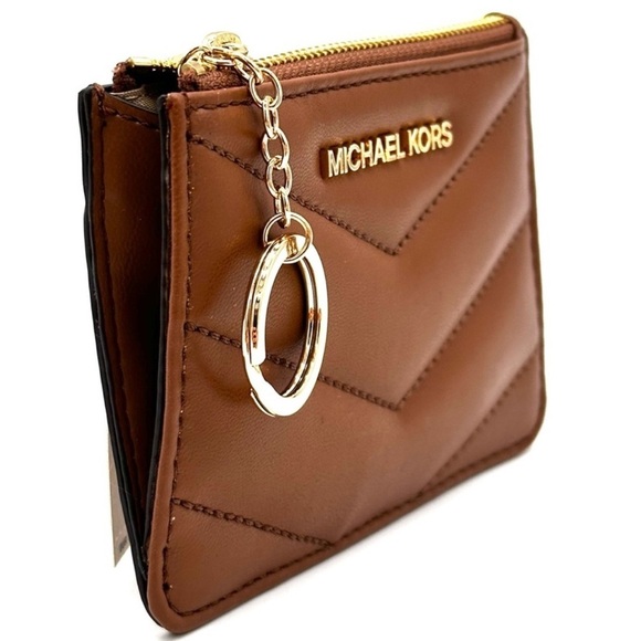Michael Kors Jet Set Travel Small Top Zip Coin Pouch with ID Holder Luggage - Picture 6 of 8